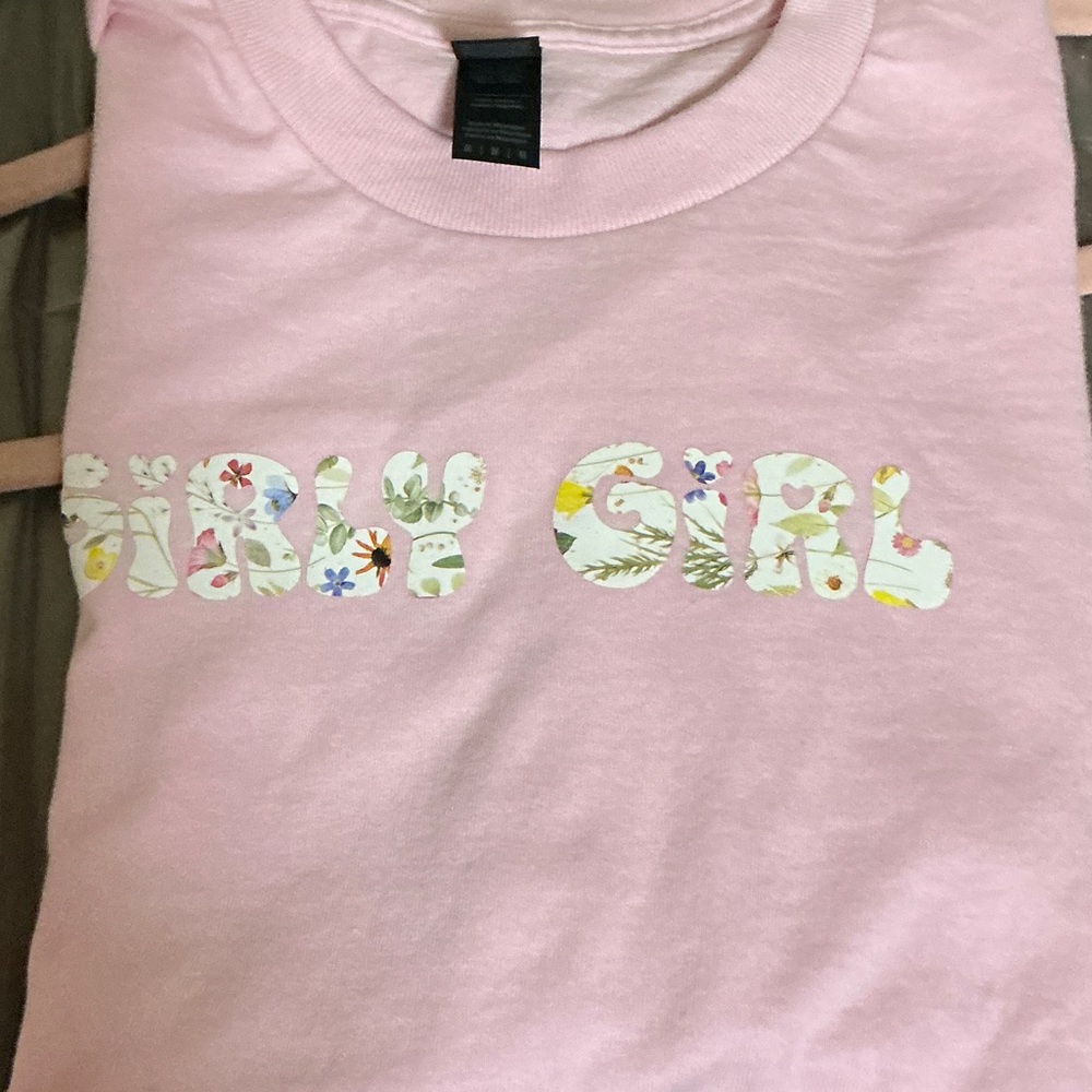 Pink 'Girly Girl' Graphic T-Shirt